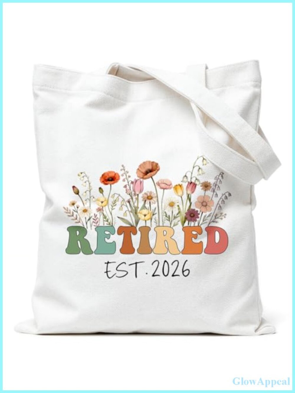 Retirement Gift Tote Bag | Heavyweight Cotton Canvas | Teacher Nurse Coworker |